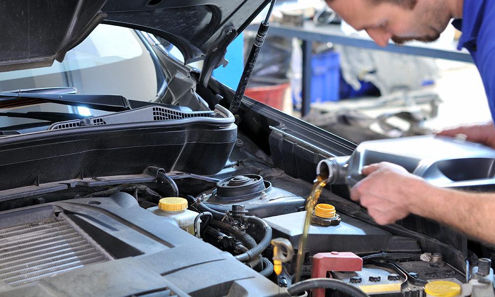 car oil change in Dubai